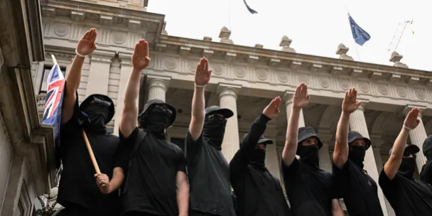 blogimage Protestors use Nazi Symbols